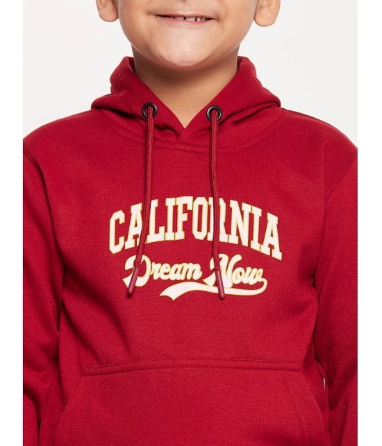 UBX Pack of 1 Boys Fleece Sweatshirt ( Maroon ) - None