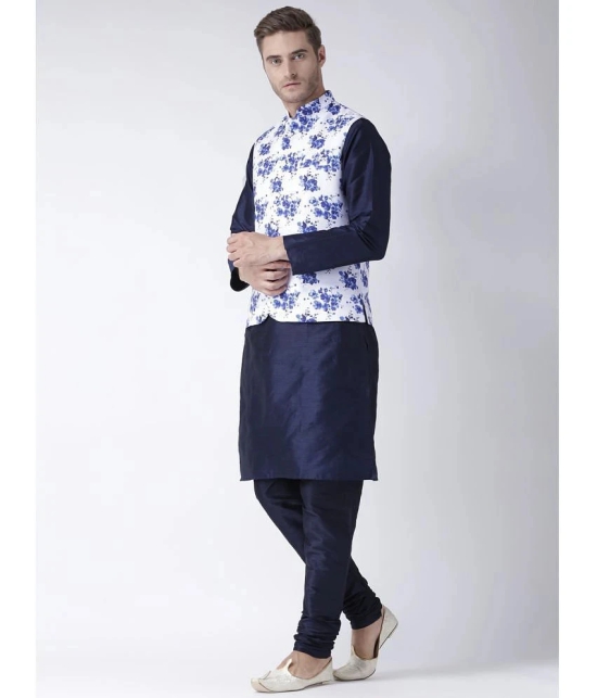 Hangup Multi silk blend Kurta Pyjama Set - None