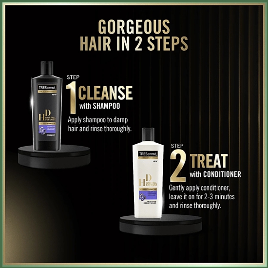 Tresemme Hair Fall Defense Pro Collection Conditioner - With Keratin Protein, Upto 97% Less Hair Breakage After 1 Wash, 190 Ml