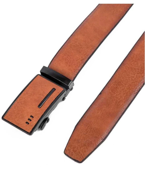 Loopa Tan PU Formal Belt Pack of 1 - None