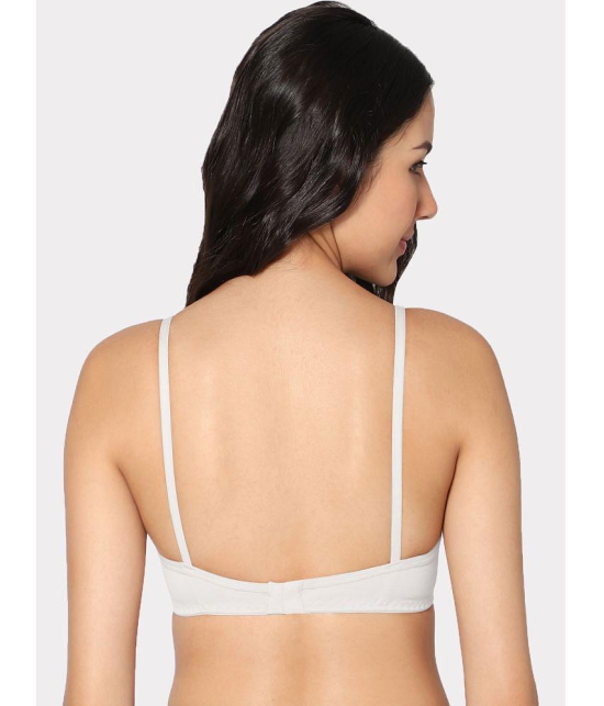 IN CARE LINGERIE - White Cotton Non Padded Womens T-Shirt Bra ( Pack of 1 ) - None