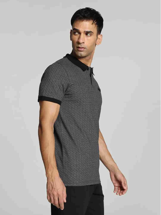 Jacquard Mens Polo