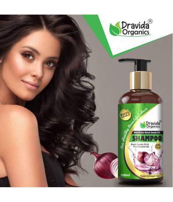 Dravida Organics - Anti Hair Fall Shampoo 300 ml (Pack of 2)