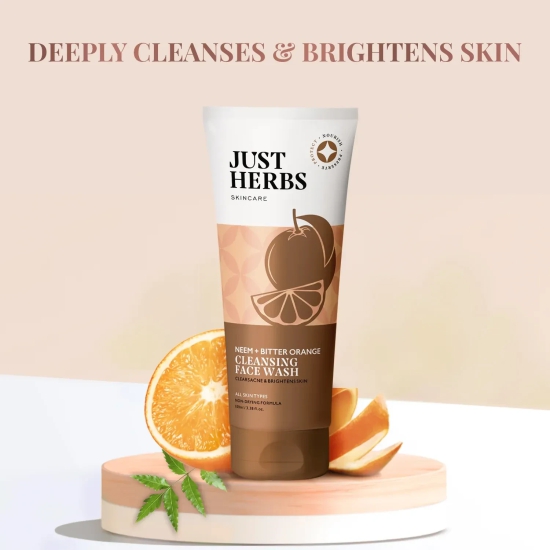 Cleansing Face Wash with Neem and Bitter Orange / Silksplash 100 ml