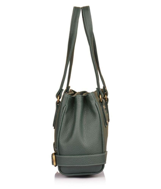 Fostelo - Green  PU Shoulder Bag - Green