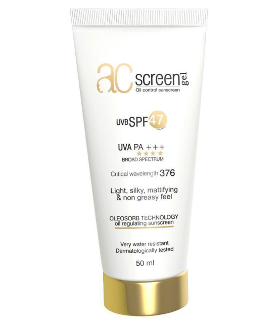 Acscreen oil control Sunscreen Gel SPF 47 PA+++ 50 mL