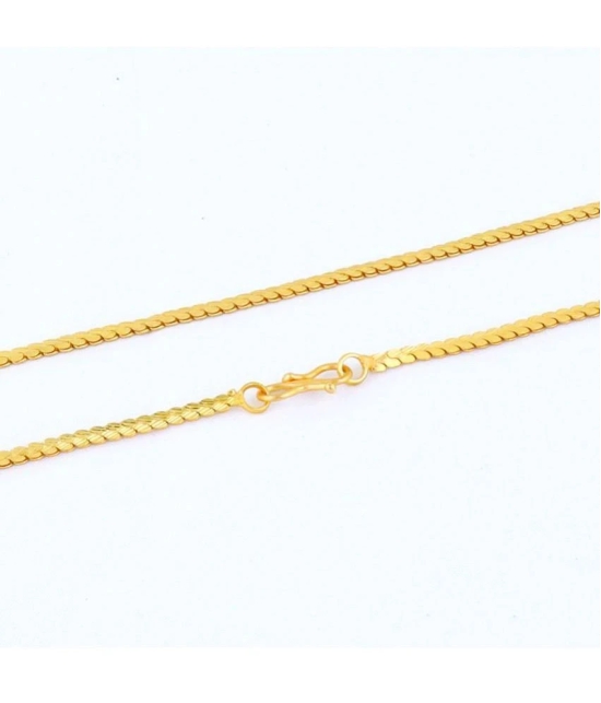 FASHION FRILL - Gold Plated Chain ( Pack of 1 ) - Golden