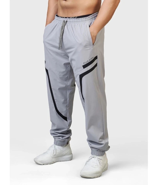 Fuaark Light Grey Polyester Mens Sports Joggers ( Pack of 1 ) - None