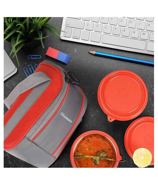 Oliveware Red Lunch Box