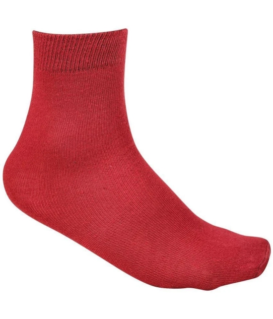 Dollar - Maroon Cotton Boys School Socks ( Pack of 3 ) - 7-8Years