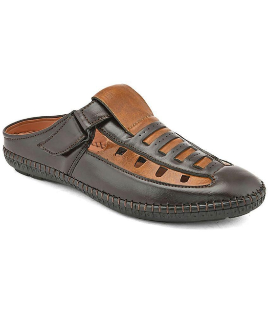 Leeport - Brown Men's Sandals - None