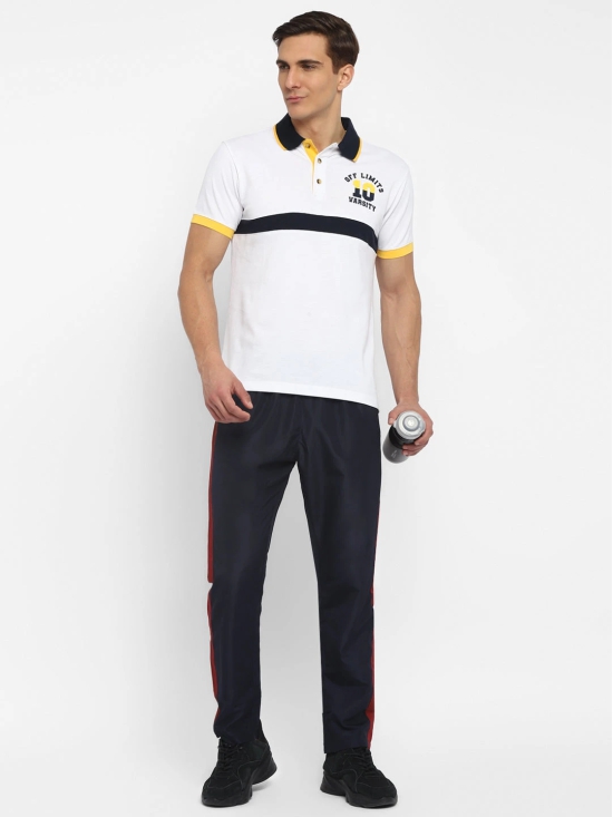 Men Varsity 10 Cotton Polo-M / Navy