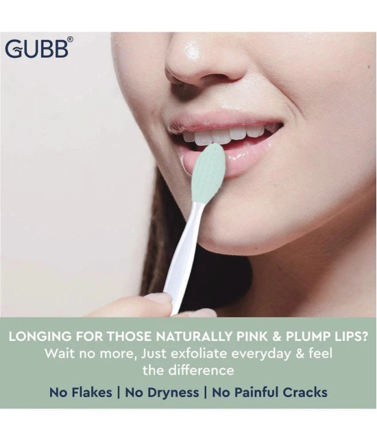 Gubb Silicone Lip Scrubber Scrub & Exfoliators 36 gm Pack of 2