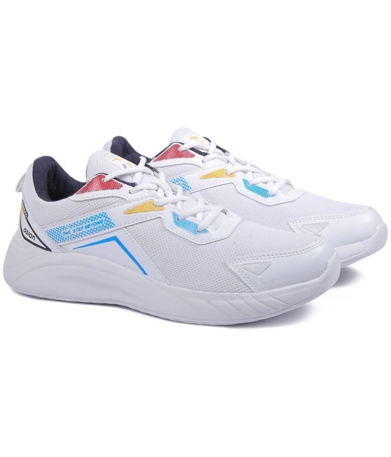 ASIAN - NEWTON-08 White Mens Sports Running Shoes - None