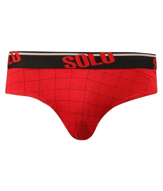 Solo - Multicolor Cotton Blend Mens Briefs ( Pack of 2 ) - 85