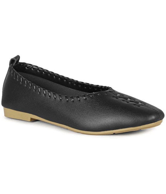 Saheb Black Womens Casual Ballerinas - None