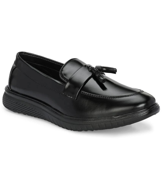 Bucik Black Mens Tassel Formal Shoes - None