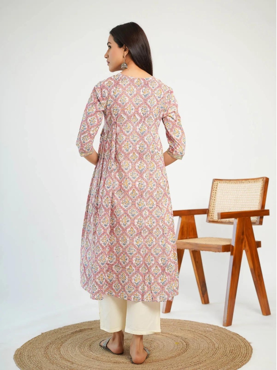 Seher Gullabi Gathered Kurti-XS