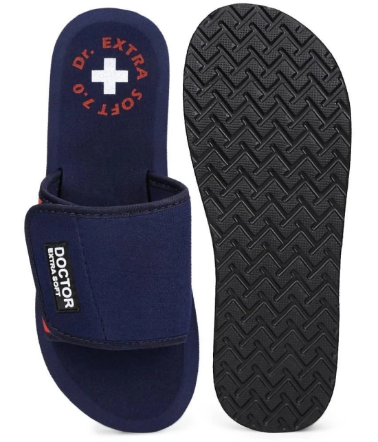 DOCTOR EXTRA SOFT - Navy  Womens Slide Flip flop - None