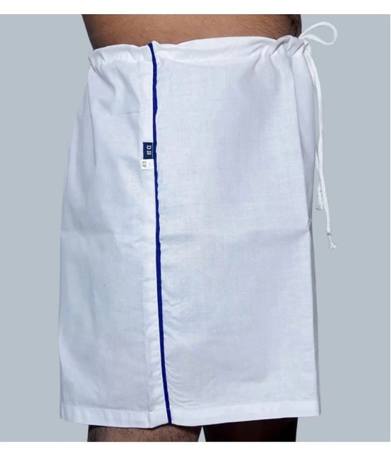 DESHBANDHU DBK - White Cotton Mens Boy Shorts ( Pack of 1 ) - None