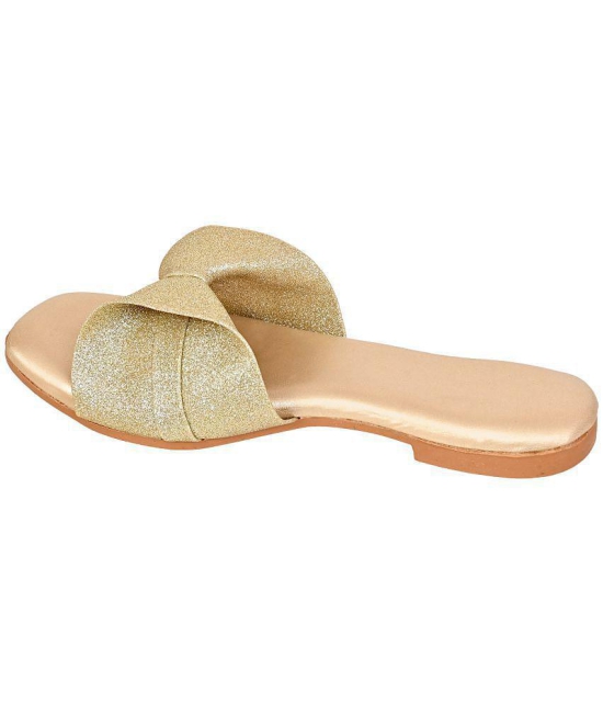 Altek - Gold Womens Flats - None