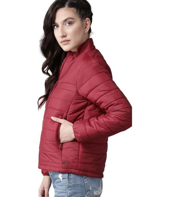 PPTHEFASHIONHUB - Polyester Maroon Jackets - None