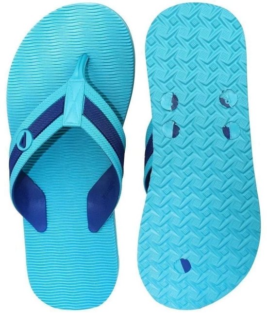 Ajanta - Blue Mens Thong Flip Flop - None