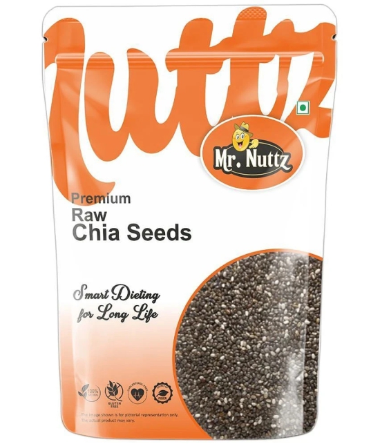 Mr.Nuttz Chia Seeds for weight loss, Omega 3, Zinc & Fiber, Calcium Rich Pack of 2x500g (1kg)