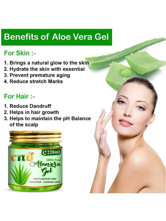 Pure & Organic Soothing Aloe Vera Gel For Face, Skin and Hair, Best Multipurpose Beauty Gel