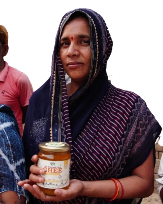 A2 Sahiwal Cow Ghee | Bilona Churned | Made from Curd-1 L