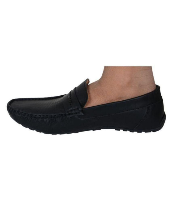 SHOES KINGDOM Black Loafers - 10