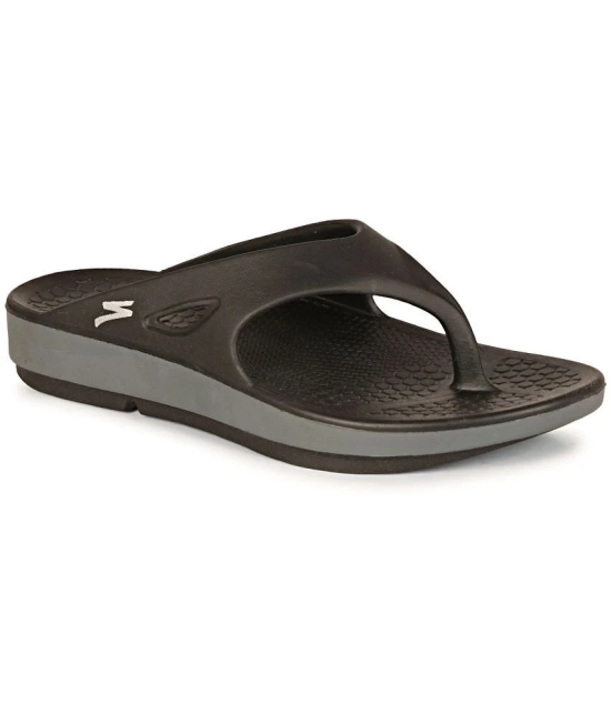 Stanfield Black Mens Thong Flip Flop - None