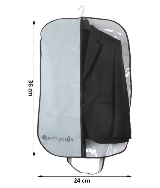 PrettyKrafts Half Transparent Coat Cover | Cloth Cover | Blazer Cover (Set of 9)