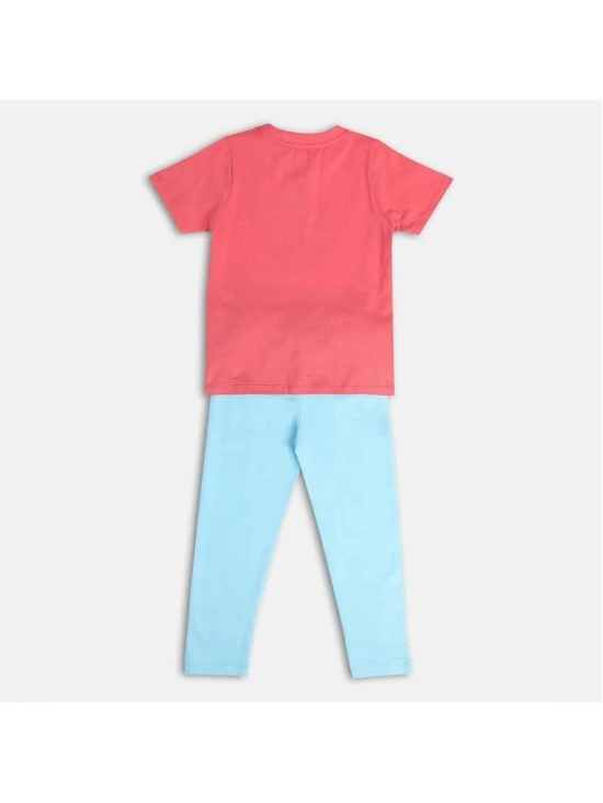 MINI KLUB Multicolor Cotton Boys T-Shirt & Pants ( Pack of 1 ) - None