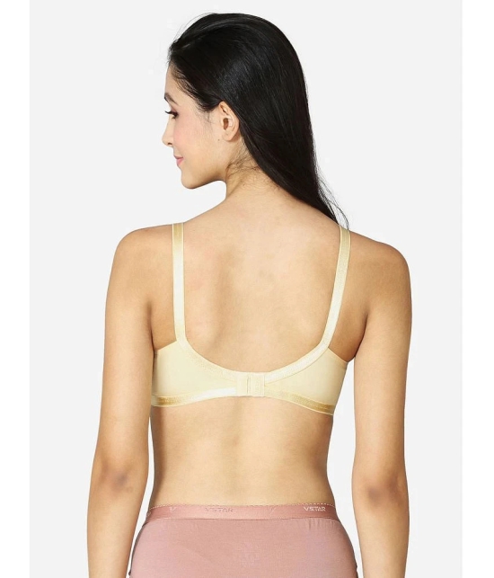 VStar - Beige Cotton Non Padded Womens Everyday Bra ( Pack of 1 ) - None