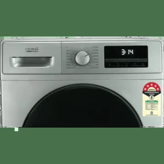 Croma 7 kg 5 Star Fully Automatic Front Load Washing Machine (16 Wash Programs, Silver Grey)