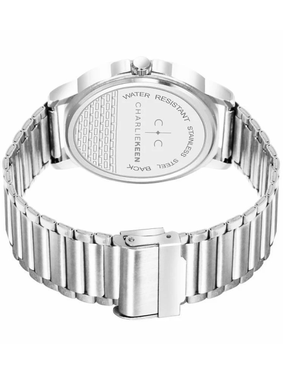 CHARLIEKEEN Silver Stainless Steel Analog Mens Watch