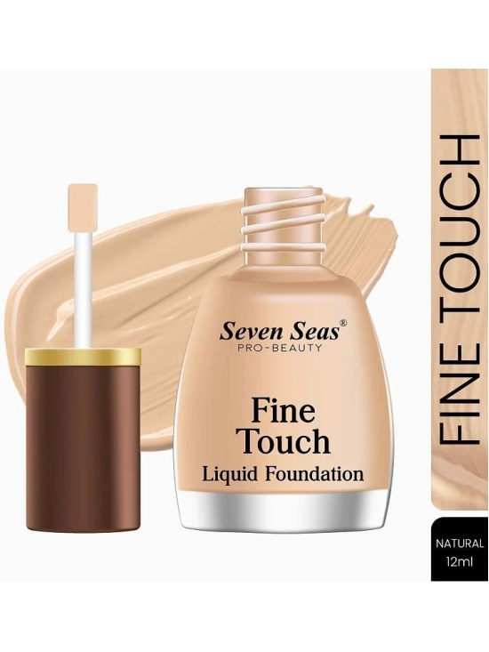 Seven Seas Fine Touch Waterproof Total Oil Control Liquid Foundation(Natural,12ML)