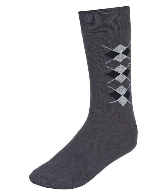 Creature Gray Formal Mid Length Socks Pack of 3 - Gray