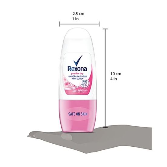 Rexona-Rollon Underarm Odour Protection Roll On - Powder Dry, 25 Ml