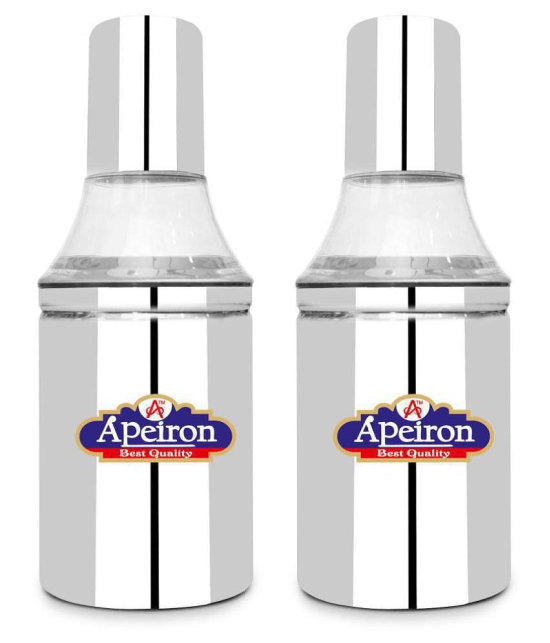 APEIRON Steel Oil Container/Dispenser Set of 1 500 mL - Stainless Steel