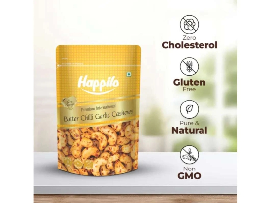 Happilo Premium International Butter Chilli Garlic Cashew 160g