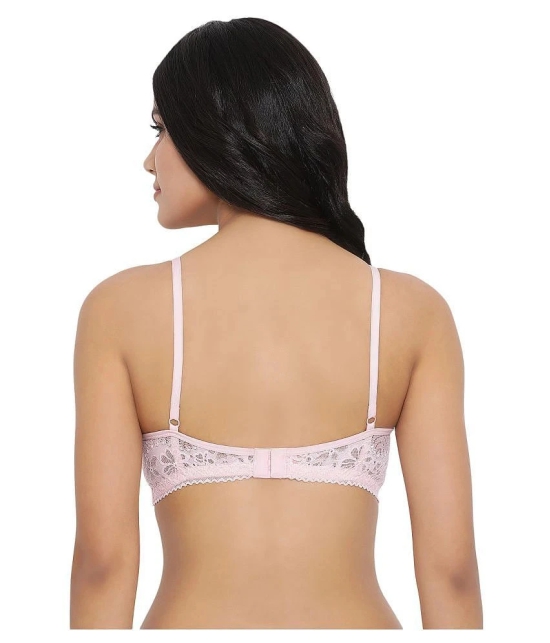 Clovia Lace T-Shirt Bra - White - 32B