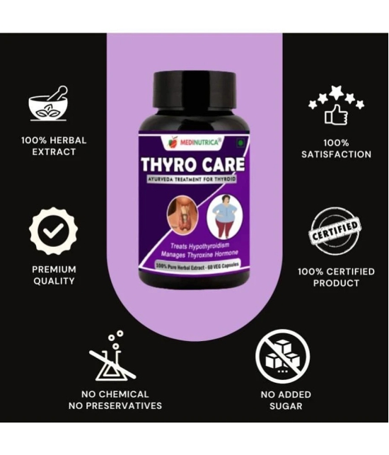 Medinutrica Thyro Care - Thyroid / Hormone Balance Capsule 60 gm Pack Of 2