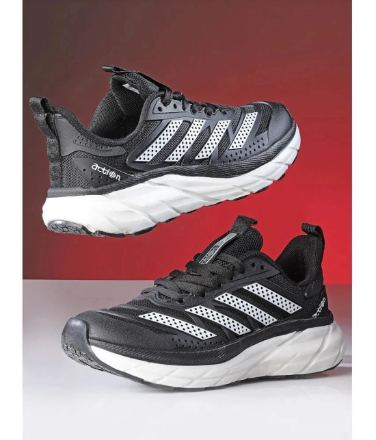 Action - Black Womens Running Shoes - None