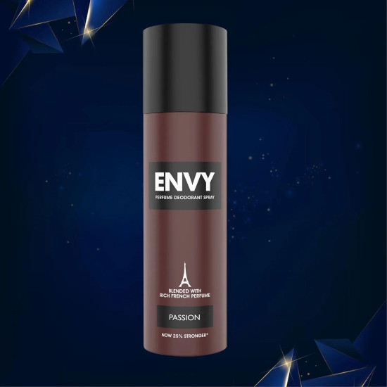 ENVY Dark + Passion + Gravity + Noir Deodorant Combo -480ml