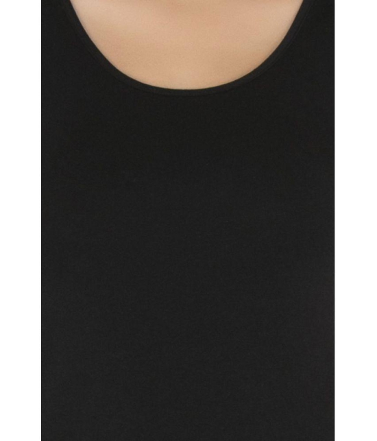 Amante Cotton Tanks - Black Single - L