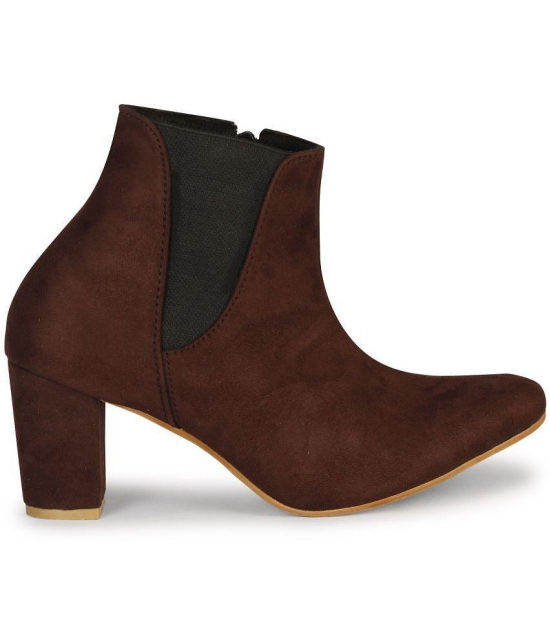 Saheb - Brown Womens Ankle Length Boots - None