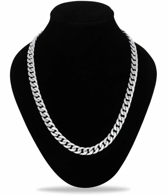 FASHION FRILL - Silver Plated Chain ( Pack of 1 ) - Silver