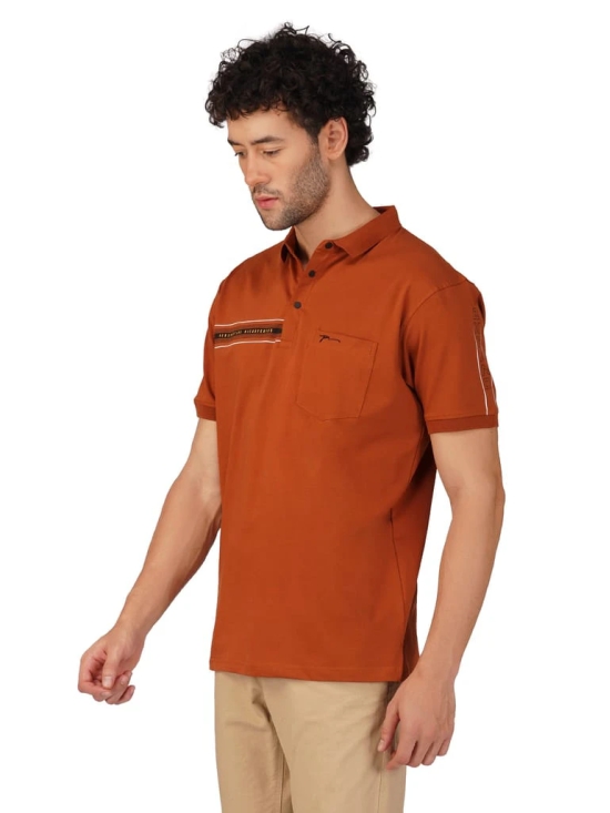 Men's Polo Printed Tshirt with Pocket